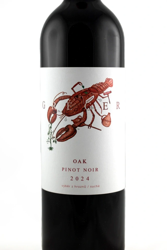 Pinot Noir OAK výběr z hroznů 2024, suché víno